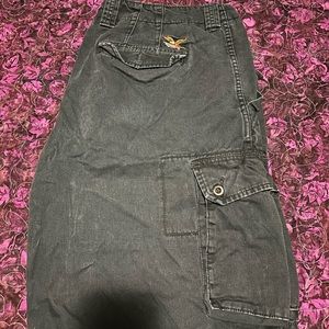 Men’s navy American living cargo shorts